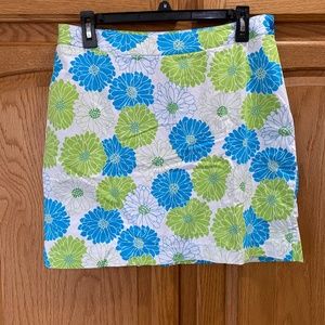 EP Pro Blue and Green Floral Skirt